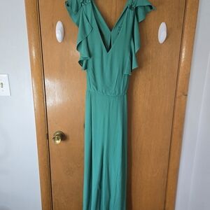 Elegant Green Women's Dress